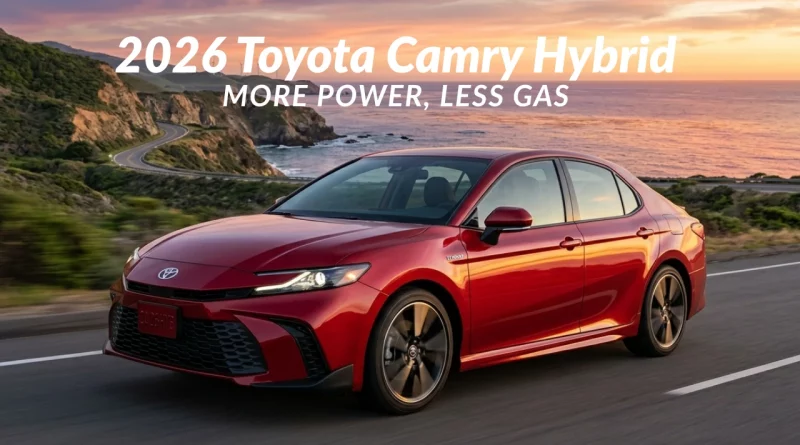 2026 Toyota Camry Hybrid – More Power, Less Gas